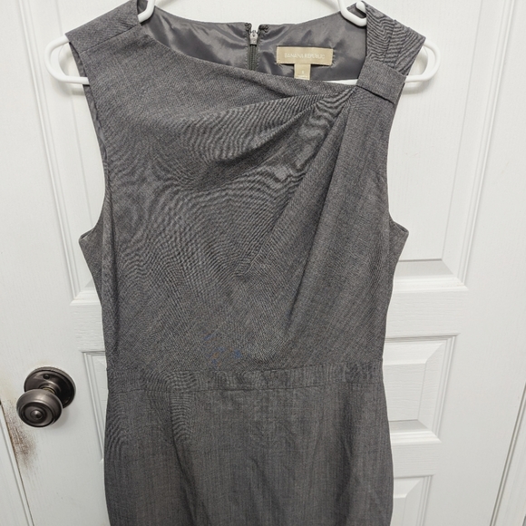 Banana Republic Women Size 8 gray dress - Picture 1 of 9